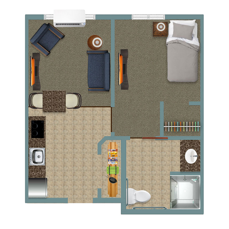 Rapid City Senior Living Monterey Floor Plan