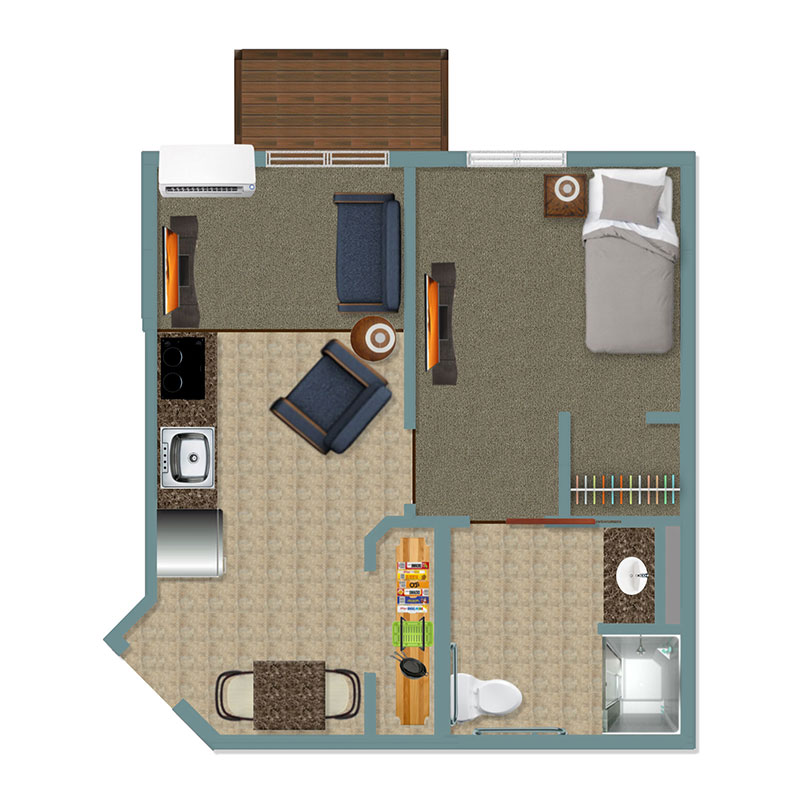 Rapid City Senior Living Pinyon Floor Plan