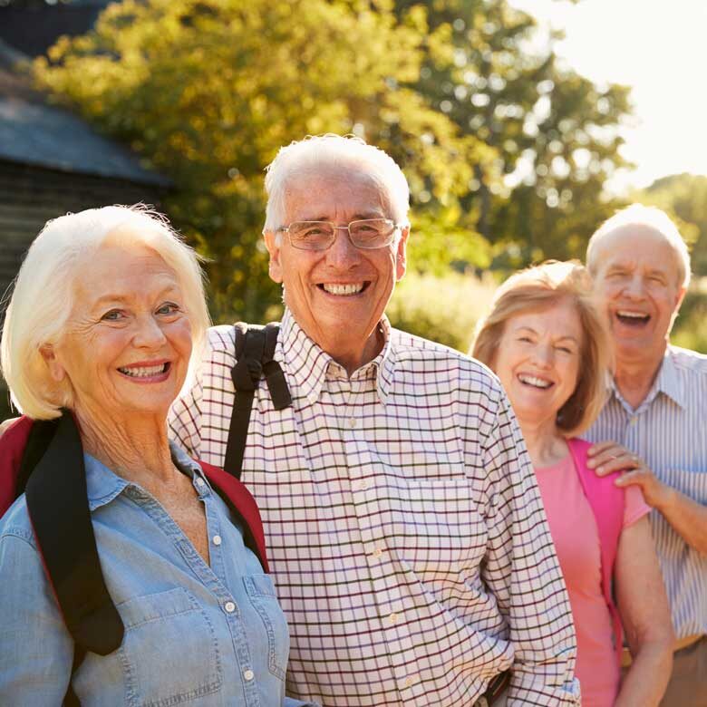 Seniors smiling